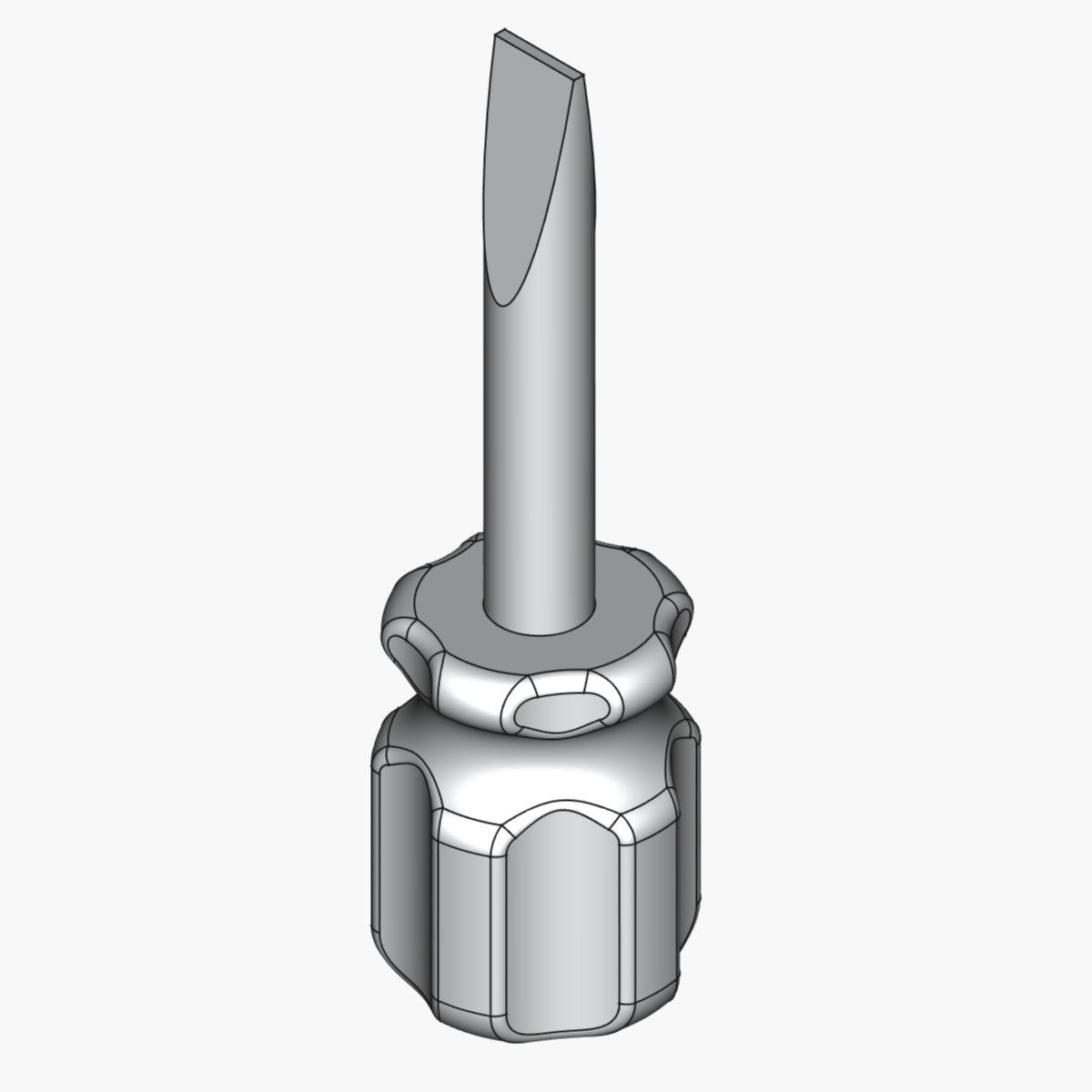 Enlarged screwdriver
